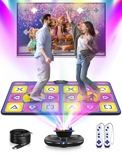 Purple flannel dance pad for - dance,
