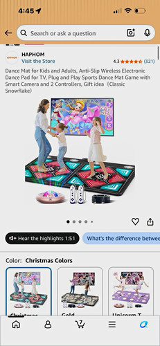 Haphom camera dance mat - haphom,