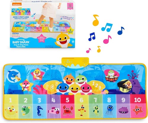 Baby shark dance mat - shark, piano
