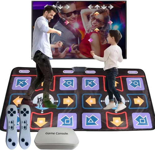 Double wireless dance mat with - double,